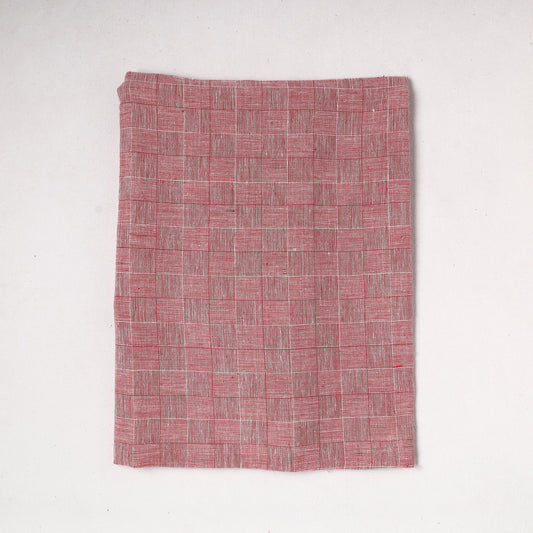 Pink - Organic Kala Cotton Handloom Precut Fabric (2.25 meter)