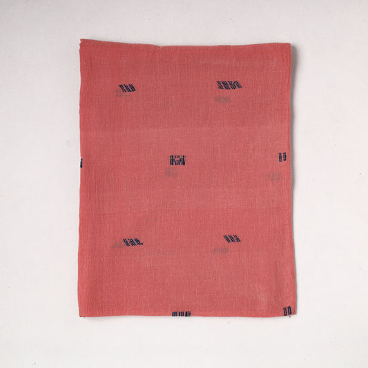 Pink - Organic Kala Cotton Handloom Precut Fabric (1.25 meter)