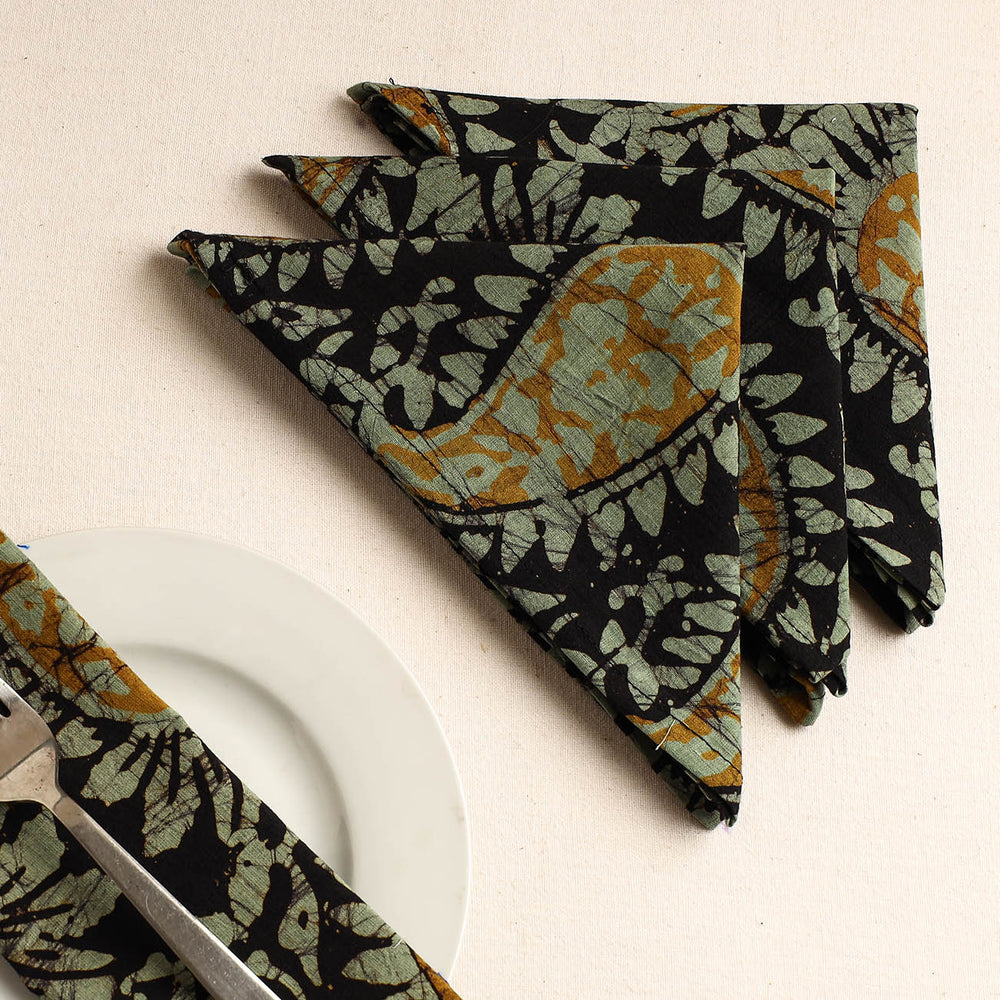 batik table napkins