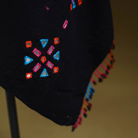 Kutch Handwoven Mirror Work Acrylic Wool Shawl 148