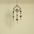  Elephant - Handpainted Wooden Decorative Bell Hanging