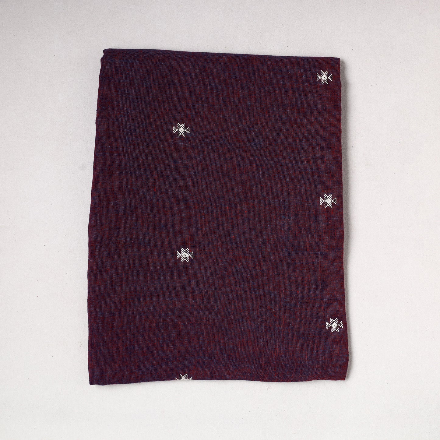 Purple - Organic Kala Cotton Handloom Precut Fabric (1.3 meter)