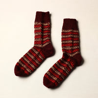 hand knitted woolen socks