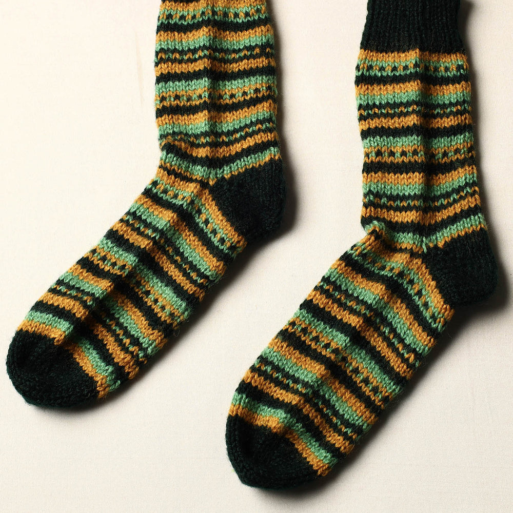 hand knitted woolen socks