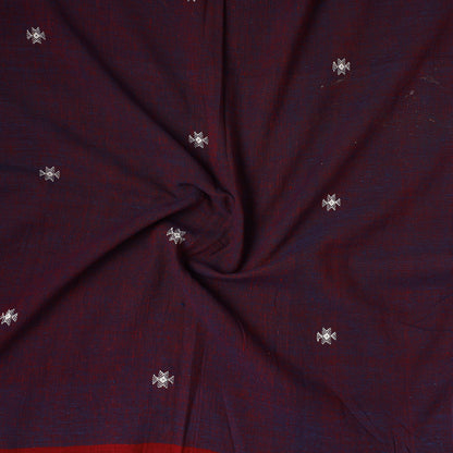 Purple - Organic Kala Cotton Handloom Precut Fabric (1.3 meter)