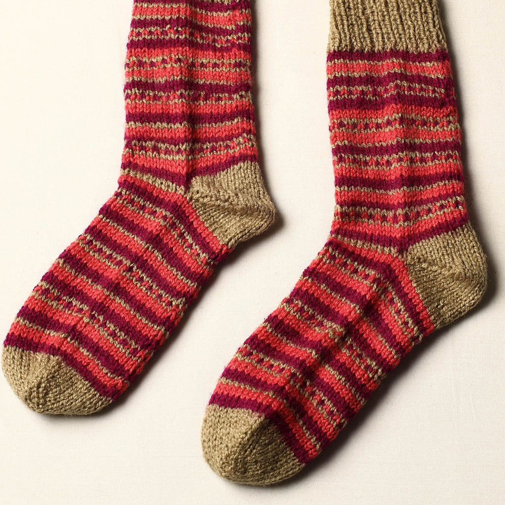 hand knitted woolen socks