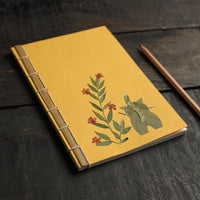 Elephant Leaves Art Work Handmade Notebook for Kids 35