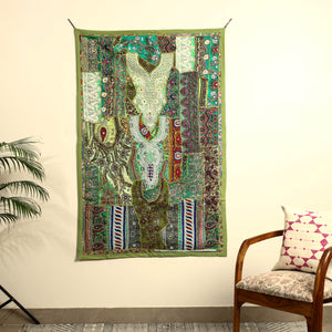 Banjara Moti Work Embroidery Tapestry Wall Hanging 104