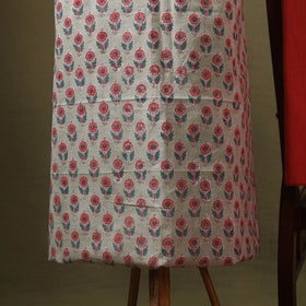 Multicolor Designer! Block Print Cotton Dress Material with Jewellery Set