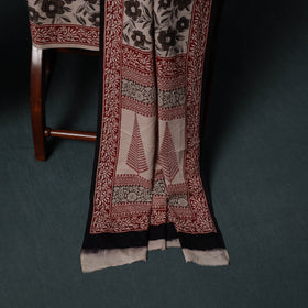 Bagh Hand Block Print Cotton 3pc Unstitched Dress Material Suit Set 07