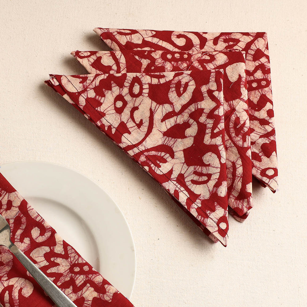 batik table napkins