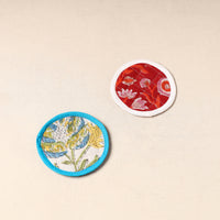 Multicolor - Handcrafted Sanganeri Print Coaster (Set of 2) 34