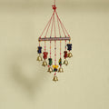 Ganesha - Handpainted Wooden Decorative Bell Hanging 21