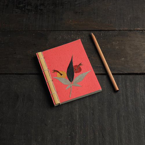 Leaves Art Work Handmade Paper Notebook 40