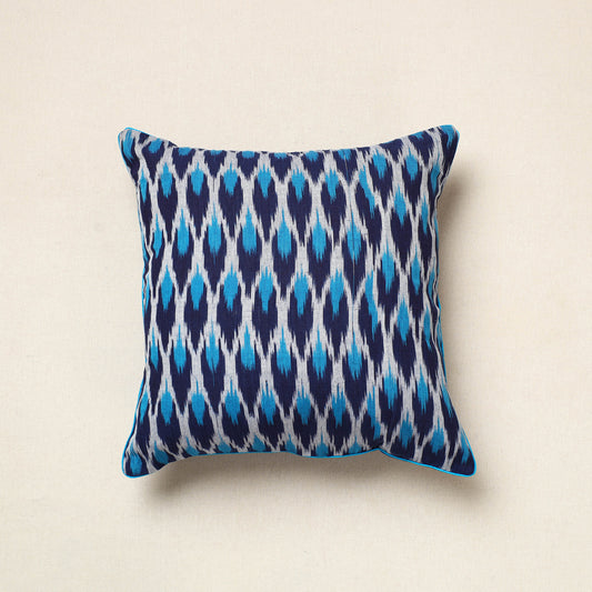 Multicolor - Pochampally Ikat Cotton Cushion Cover (16 x 16 in) 01