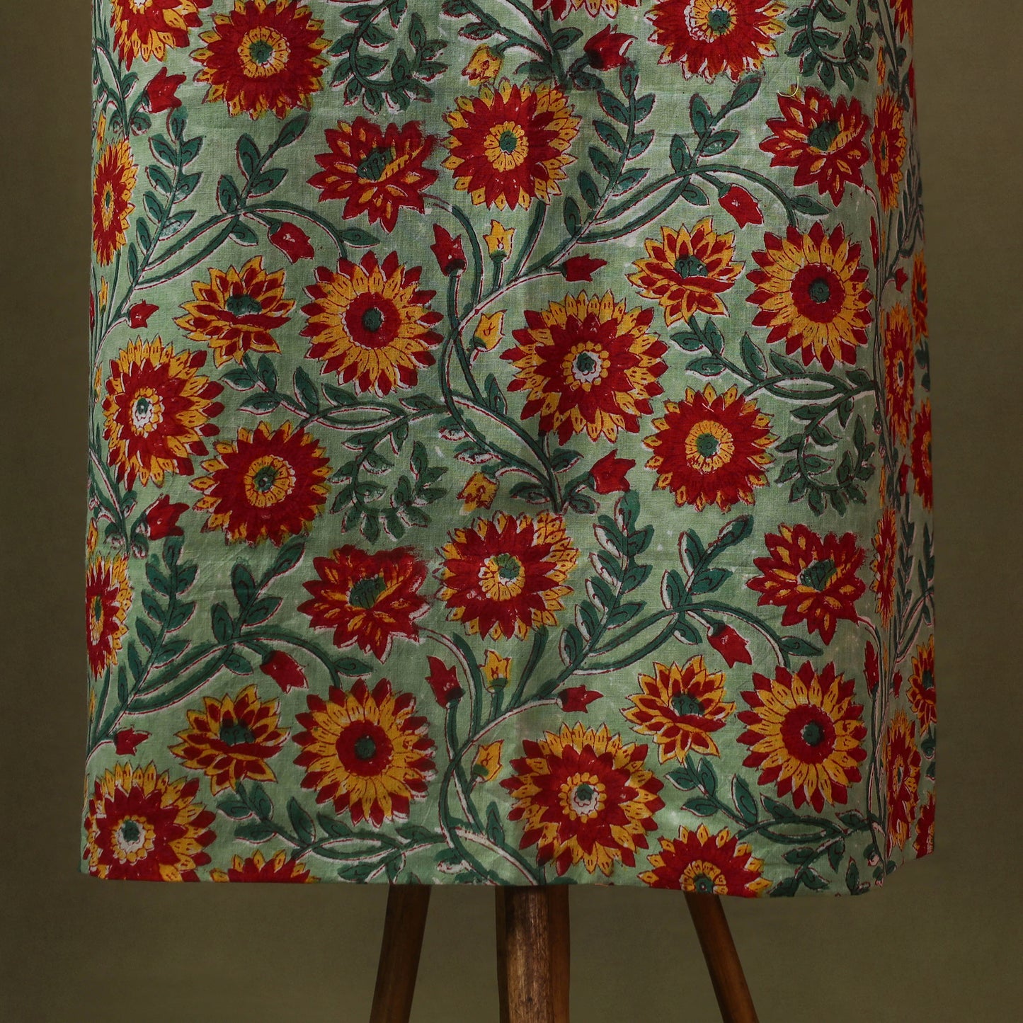 Multicolor Designer! Block Print Cotton Dress Material with Jewellery Set