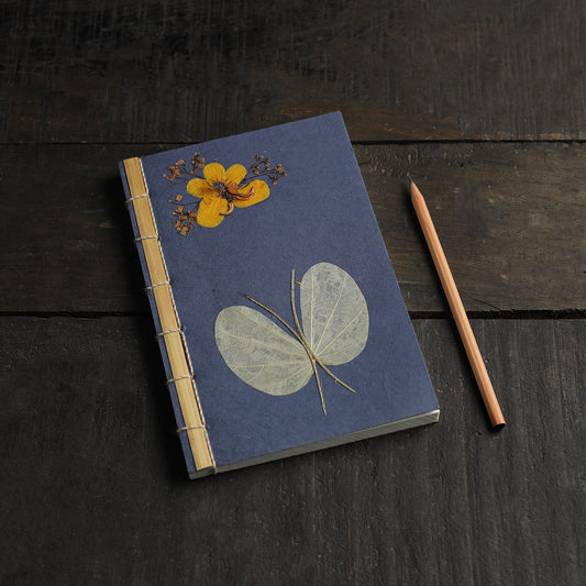 Leaves Art Work Handmade Paper Notebook 42