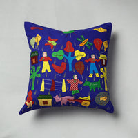 Applique Work Cushion Cover