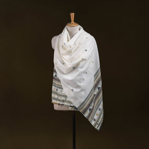 Kutch Bhujodi Handwoven Acrylic Wool Shawl 155