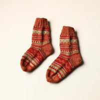 hand knitted woolen socks