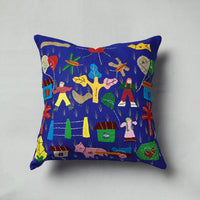 Applique Work Cushion Cover