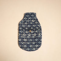 Blue - Handmade Quilted 1L Hot Water Bottle Cover 15