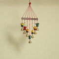  Ganesha - Handpainted Wooden Decorative Bell Hanging 21