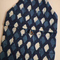 Blue - Handmade Quilted 1L Hot Water Bottle Cover 14