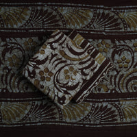 Brown - Kutch Print 3pc Cotton Batik Dress Material 39