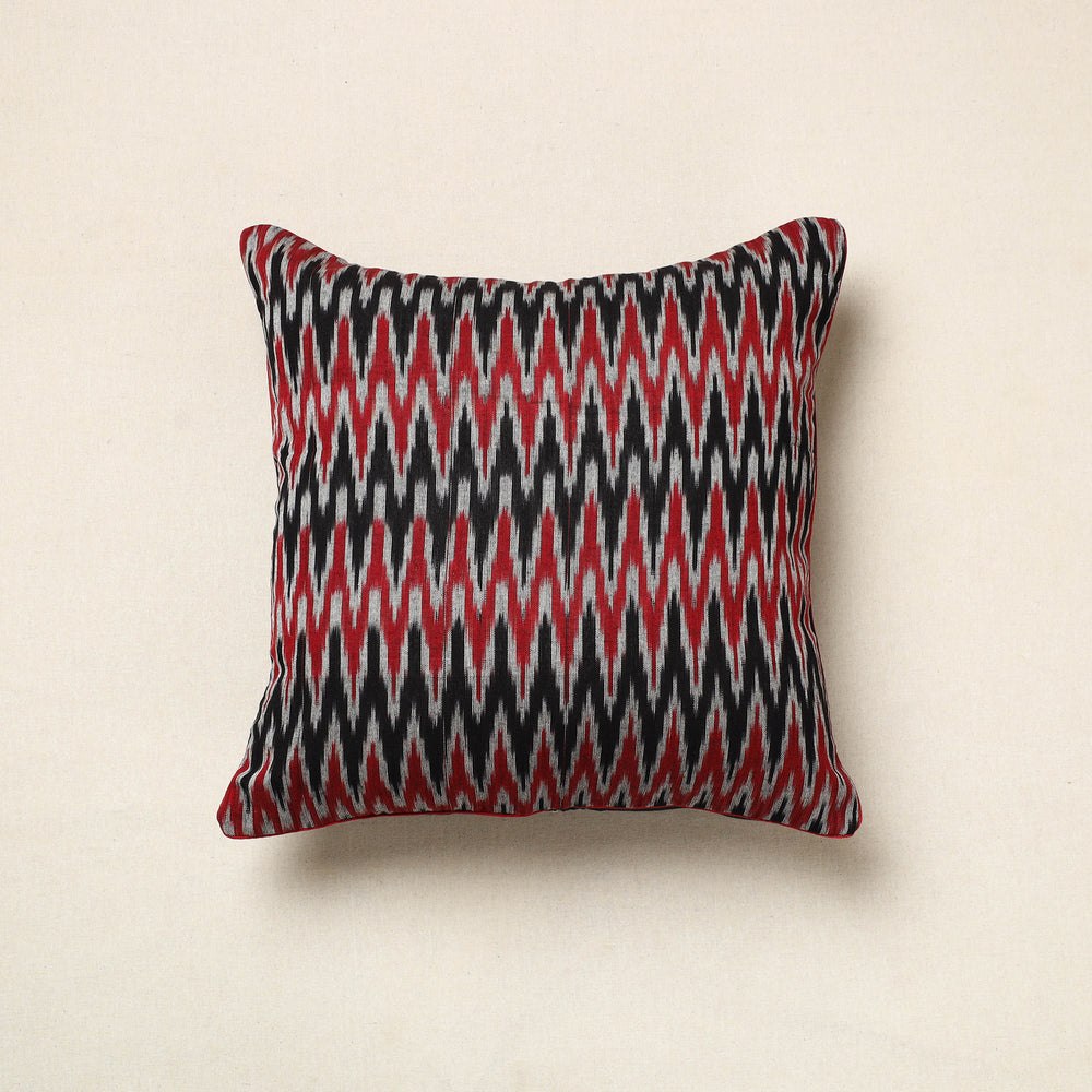 Multicolor - Pochampally Ikat Cotton Cushion Cover (16 x 16 in) 09