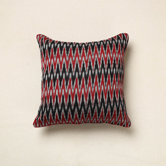 Multicolor - Pochampally Ikat Cotton Cushion Cover (16 x 16 in) 09