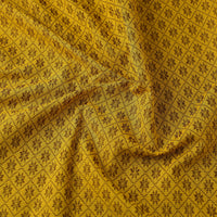 Yellow - Prewashed Cotton Jacquard Fabric 14