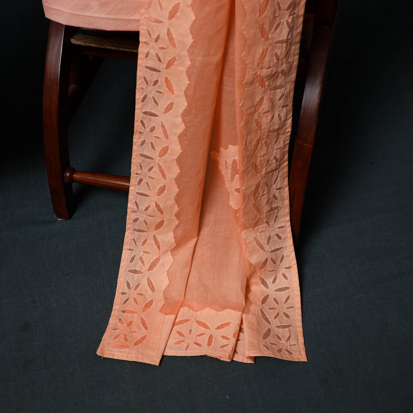 Peich - Barmer Applique Cutwork Cotton 3pc Unstitched Dress Material Suit Set 08