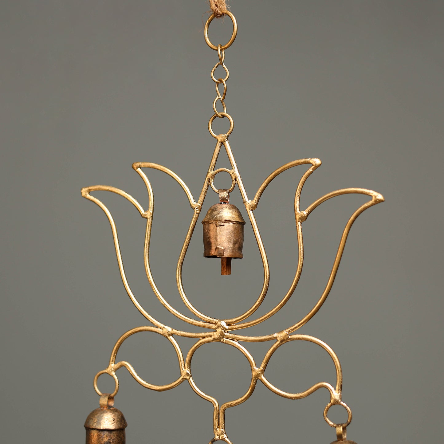  Buy Kutch Decorative Copper Coated Bell Wind Chimes 