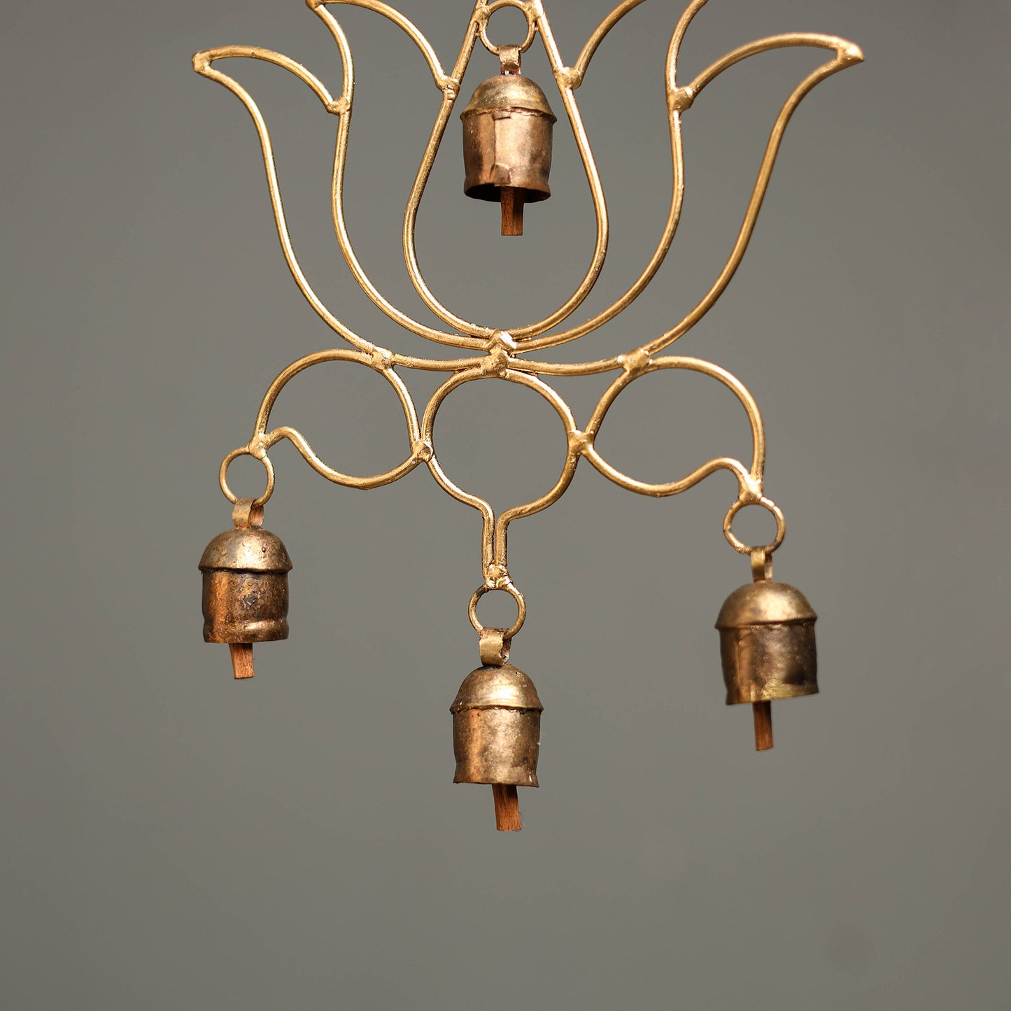  Buy Kutch Decorative Copper Coated Bell Wind Chimes 
