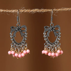 Naimat German Silver Beaded Earrings