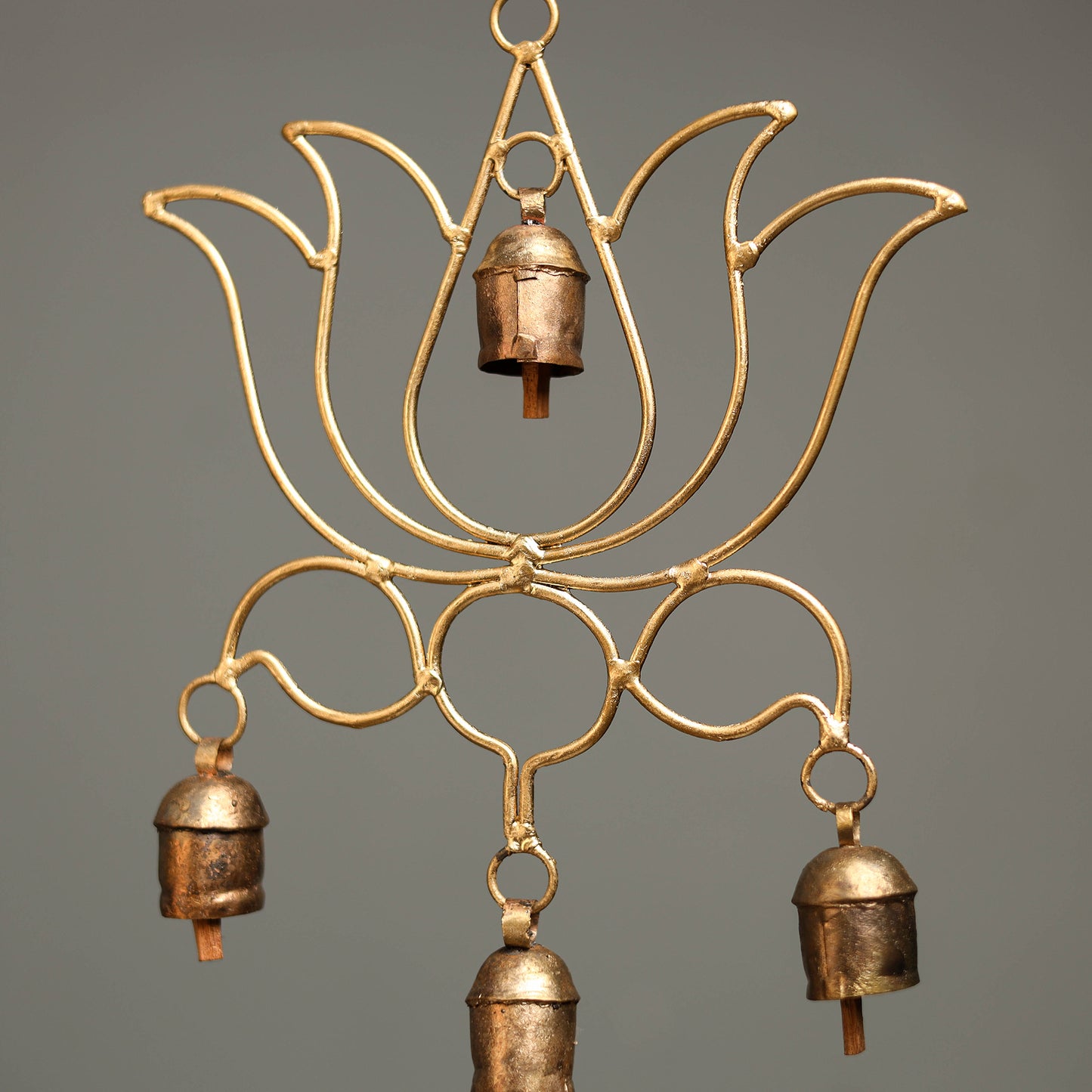  Buy Kutch Decorative Copper Coated Bell Wind Chimes 