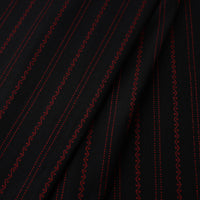 Black - Prewashed Cotton Jacquard Fabric 07