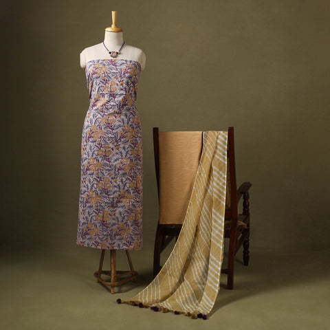 Multicolor - designer! Cotton unstitched dress material