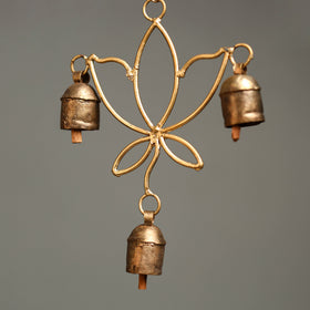  Buy Kutch Decorative Copper Coated Bell Wind Chimes 