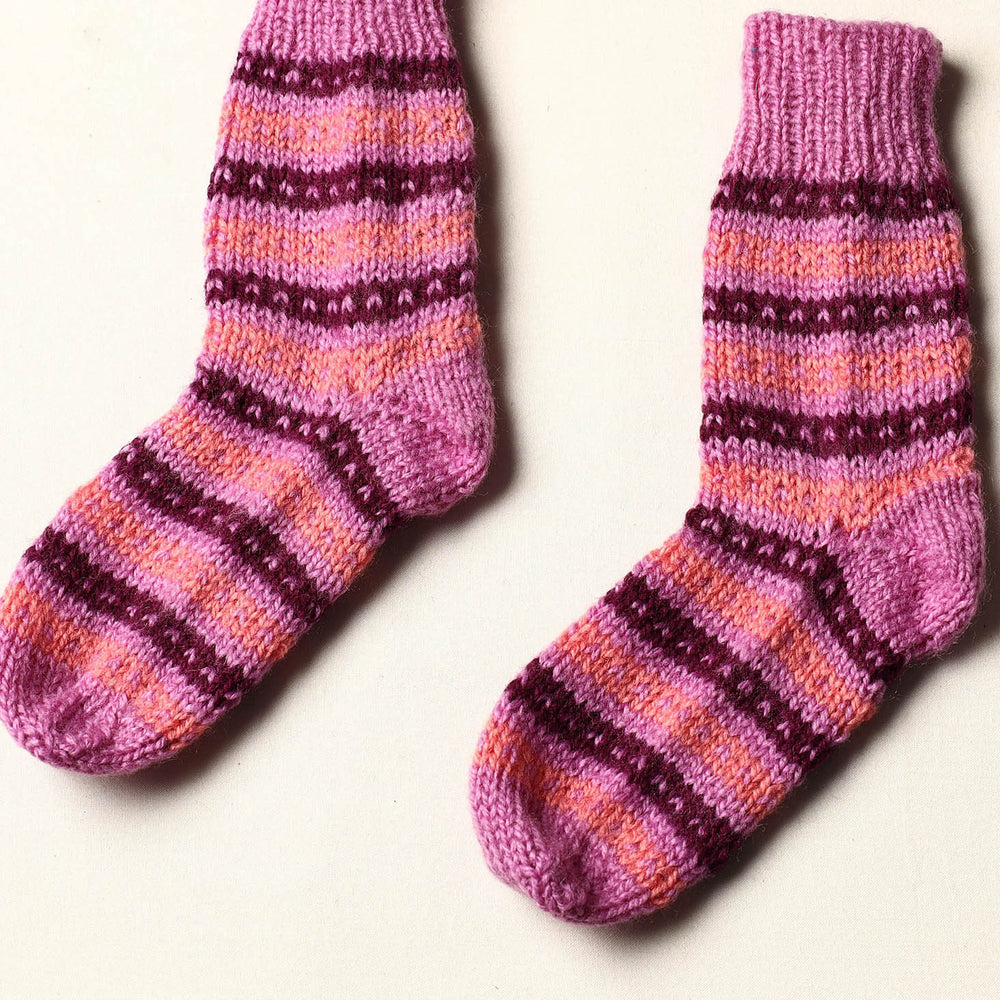 hand knitted woolen socks