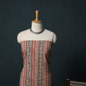 Bagh Hand Block Print Cotton 3pc Unstitched Dress Material Suit Set 19