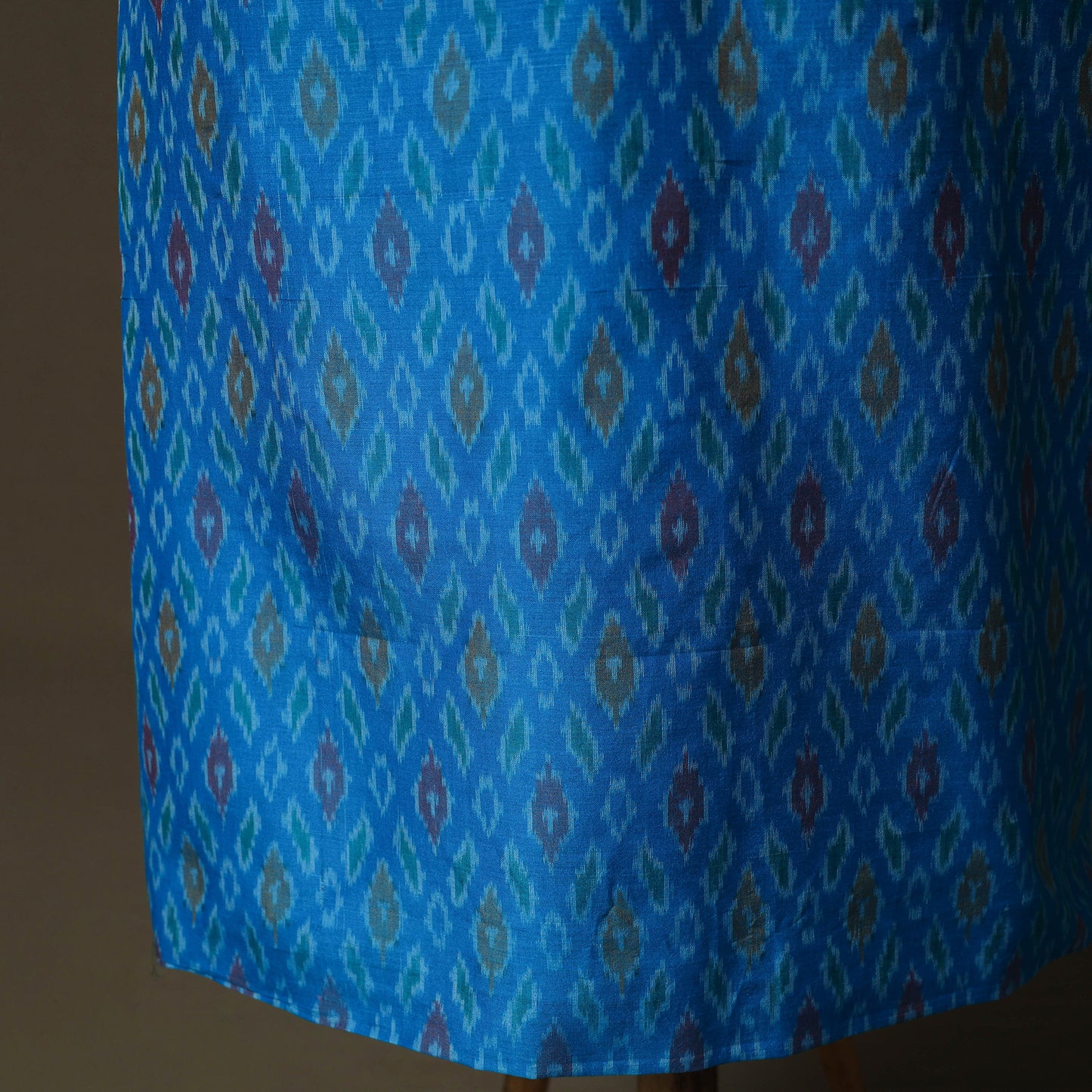Handloom Sico Pochampally Ikat 2pc Unstitched Dress Material Kurta Set 18