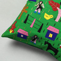 Applique Work Cushion Cover