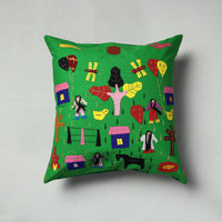 Applique Work Cushion Cover