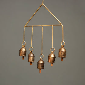  Buy Kutch Decorative Copper Coated Bell Wind Chimes 