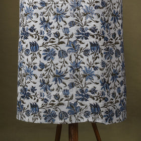 Blue - designer! Cotton unstitched dress material