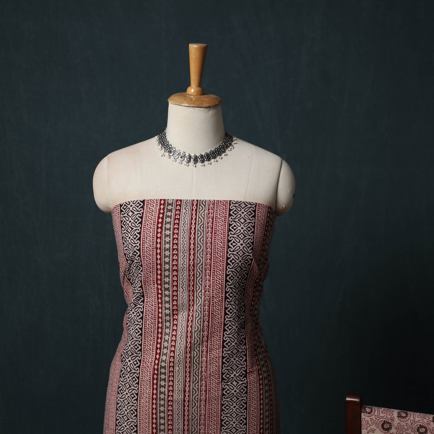 Bagh Hand Block Print Cotton 3pc Unstitched Dress Material Suit Set 20