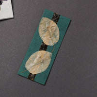 Leaves Art Handmade Paper Magnetic Bookmark 10