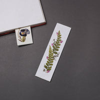 Leaves Art Handmade Paper Magnetic Bookmark 11